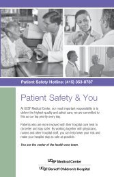 Patient Safety Booklet - UCSF Medical Center