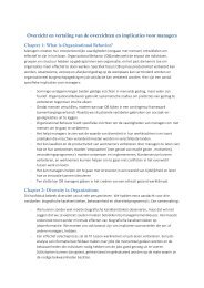 Overzichten en implicaties voor managers - Wiki