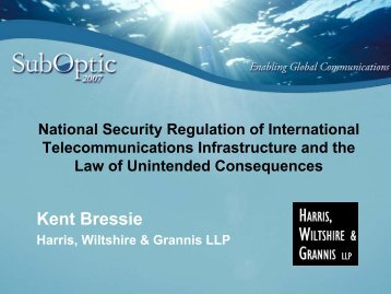 National Security Regulation of International Telecommunications ...