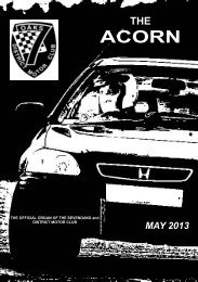 MAY 2013 - Sevenoaks & District Motor Club