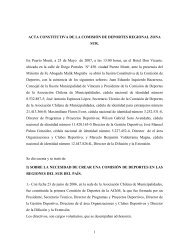 Acta Constitutiva ComisiÃ³n de Deporte Zona Sur - AsociaciÃ³n ...