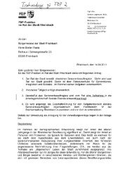 Tischvorlage - UWG Rheinbach