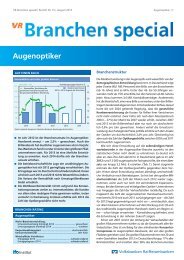 Augenoptiker - Volksbank Stuttgart