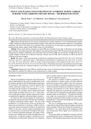 TISSUE AND PLASMA CONCENTRATIONS OF ANTIBIOTIC ...