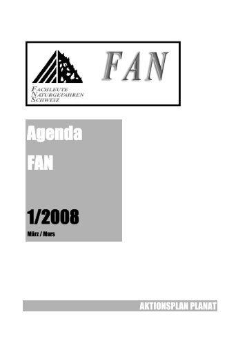 Ausgabe 1/2008 Aktionsplan Planat