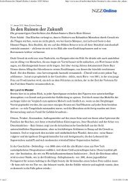 In den Ruinen der Zukunft (Kultur, Literatur, NZZ Online)