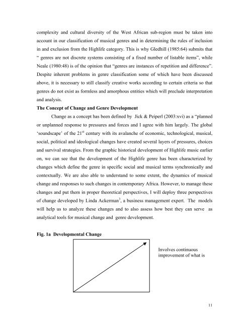 A Case Study of Highlife Music - Analytical Approaches to World Music