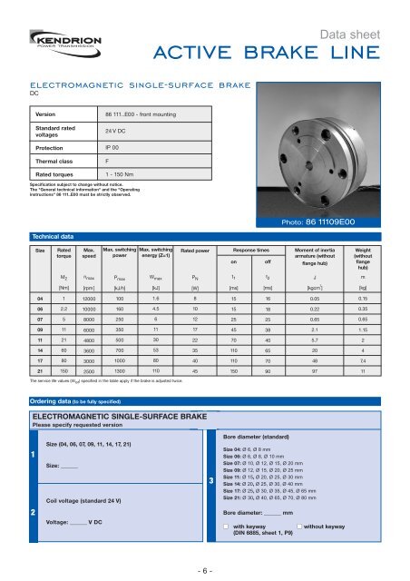 catalog active brake line - Magnet Service Binder