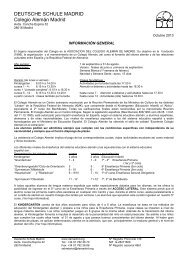 hoja informativa - Colegio AlemÃ¡n de Madrid