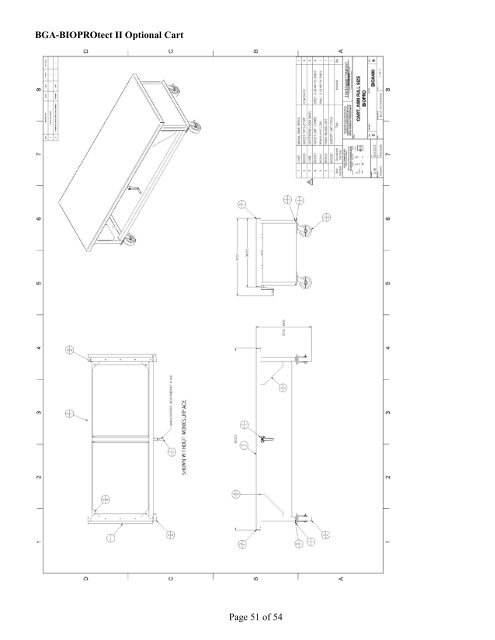 OPERATOR'S MANUAL BIOPROtect II Vent to ... - Baker Company