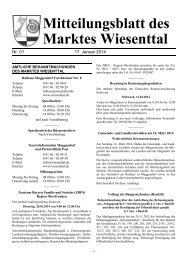 Januar 2014 - Markt Wiesenttal