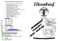 Elternbrief 16 - Ostern 2011 - Johannes-Tews-Grundschule