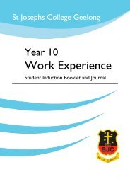 Work Experience Log Book Student_FINAL_2013 - St Joseph's ...