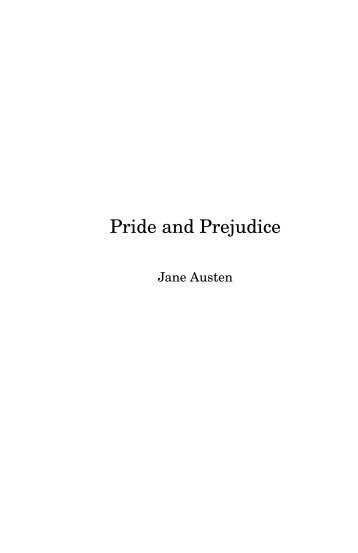 Pride and Prejudice - Sandroid.org