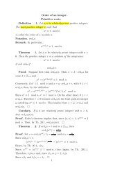 The Fundamental Theorem of Arithmetic