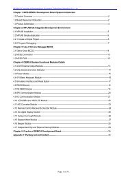 Page 1 of 33 Chapter 1: MCD-DEMO-II Development Board System ...