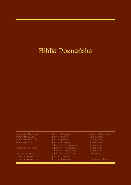 Biblia Poznanska