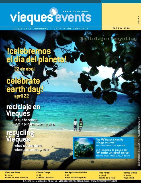 celebremos el dÃa del planeta! celebrate earth day  - Vieques Events
