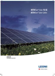 Solar Cables chinese version (PDF, 1.58 KB) - LEONI Business Unit ...