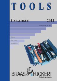 Tools - BRAAS & FUCKERT GmbH+Co KG
