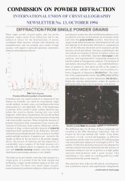 diffraction from single powder grains - Max Planck Institute for Solid ...