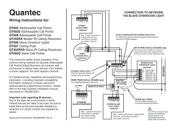 Quantec Wiring Instructions for QT602, QT602E ... - LUCKINSlive