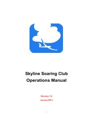 Skyline Soaring Club Operations Manual