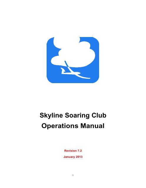 Skyline Soaring Club Operations Manual