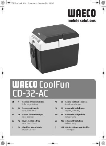 CoolFun CD-32-AC - Waeco