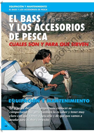 el bass y los accesorios de pesca el bass y los accesorios de pesca