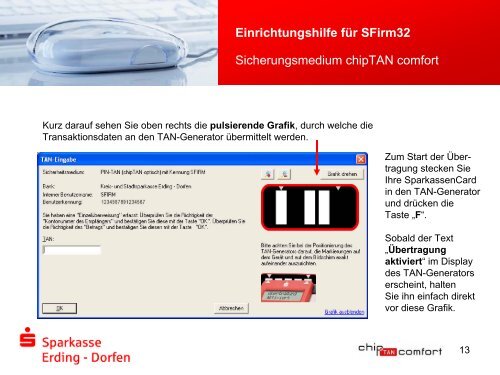 Einrichtungshilfe für SFirm32 - und Stadtsparkasse Erding - Dorfen