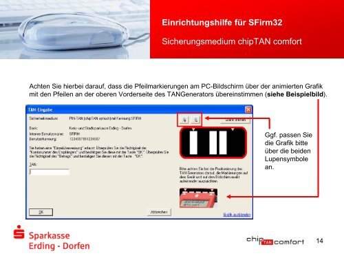 Einrichtungshilfe für SFirm32 - und Stadtsparkasse Erding - Dorfen