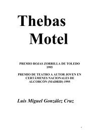 Thebas Motel - Teatro del Astillero