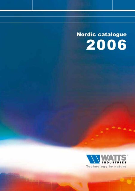 Nordic catalogue - Watts Industries