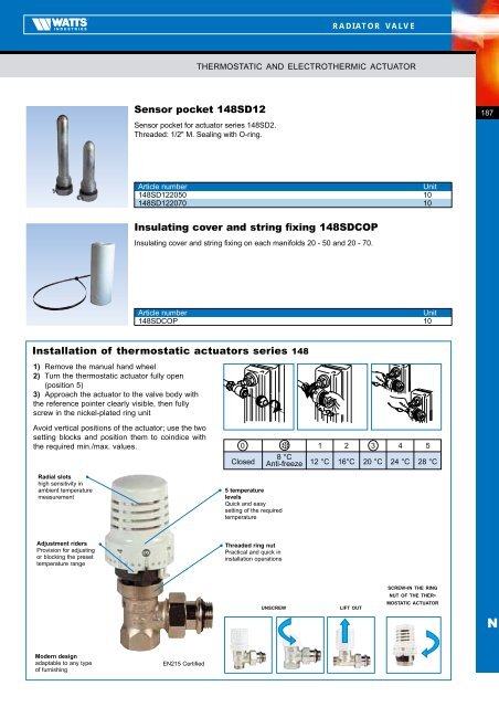 Nordic catalogue - Watts Industries