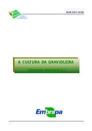 A CULTURA DA GRAVIOLEIRA (Annona muricata L.) - Embrapa