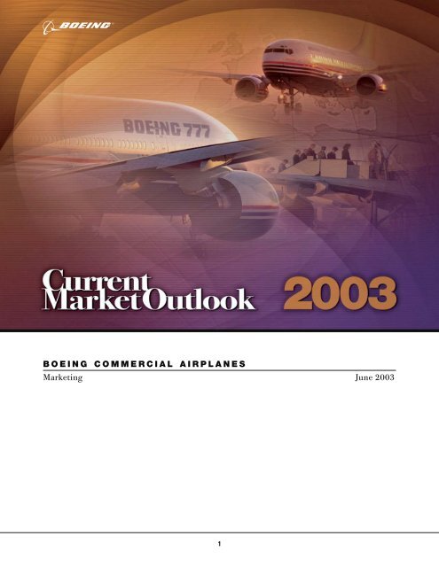 BOEING COMMERCIAL AIRPLANES Marketing June 2003