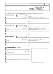 Anmeldeformular blanko Fax - ZFZ Stuttgart
