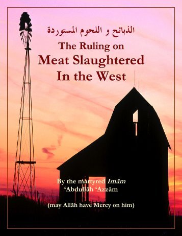 Meat Slaughtered In the West - Kalamullah.Com