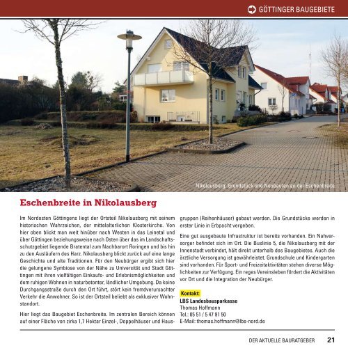 Elliehausen: Neubaugebiet am Gesundbrunnen - Sparkasse ...