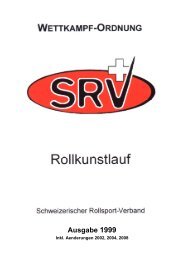 vorwort - SRV Rollkunstlauf