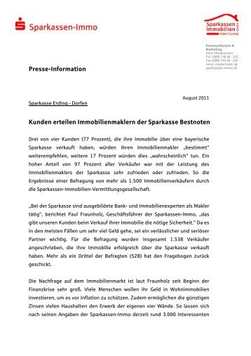 Presse-Information - und Stadtsparkasse Erding - Dorfen