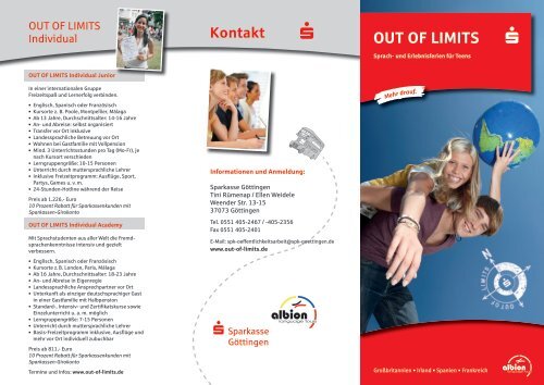 OUT OF LIMITS - Sparkasse Göttingen