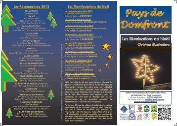 Les illuminations de Noël - OT Domfront