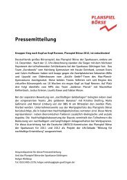Pressemitteilung - Sparkasse Göttingen