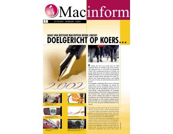 Macinform januari 2002 - Macintosh Retail Group