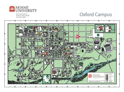 Oxford Campus Map