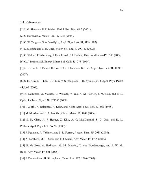 PhD thesis - Evans Research Group - University of Wisconsin-Madison