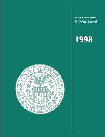 1998 FCA Mid-Year Report - Farm Credit Administration