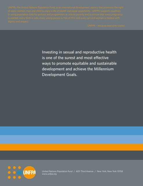 Sexual and Reproductive Health Framework - UNFPA